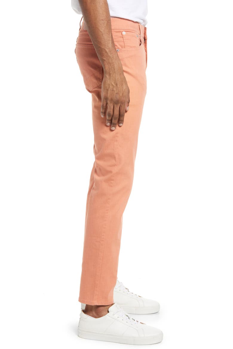Men's Chuck Slim Fit Five Pocket Pants, Alternate, color, PEACH