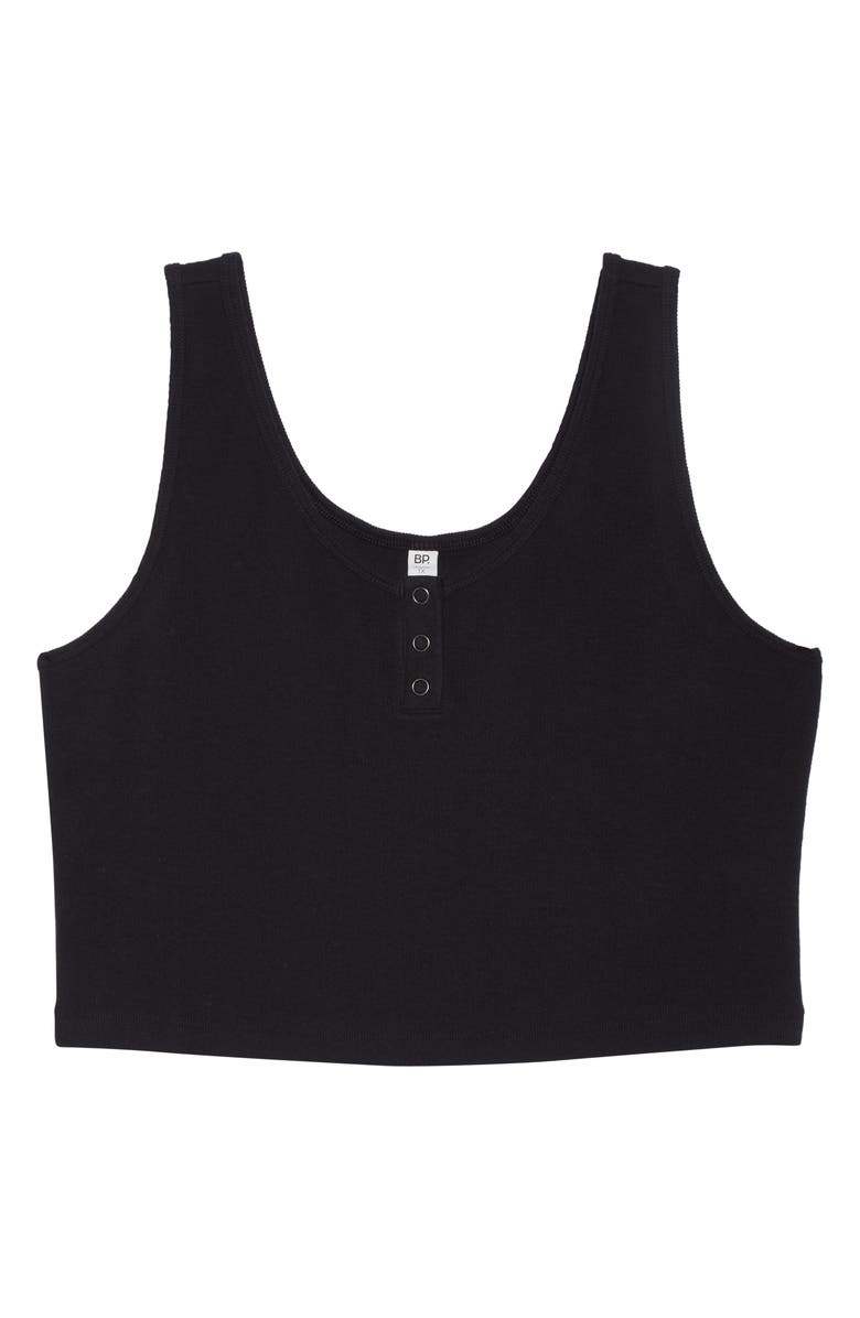 BP. Rib Crop Henley Tank, Alternate, color, 