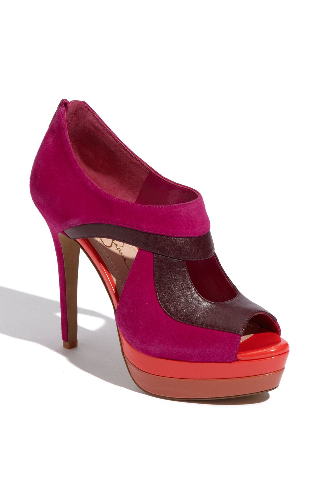 'Evannan' Platform Pump, Main, color, BERMUDA PINK
