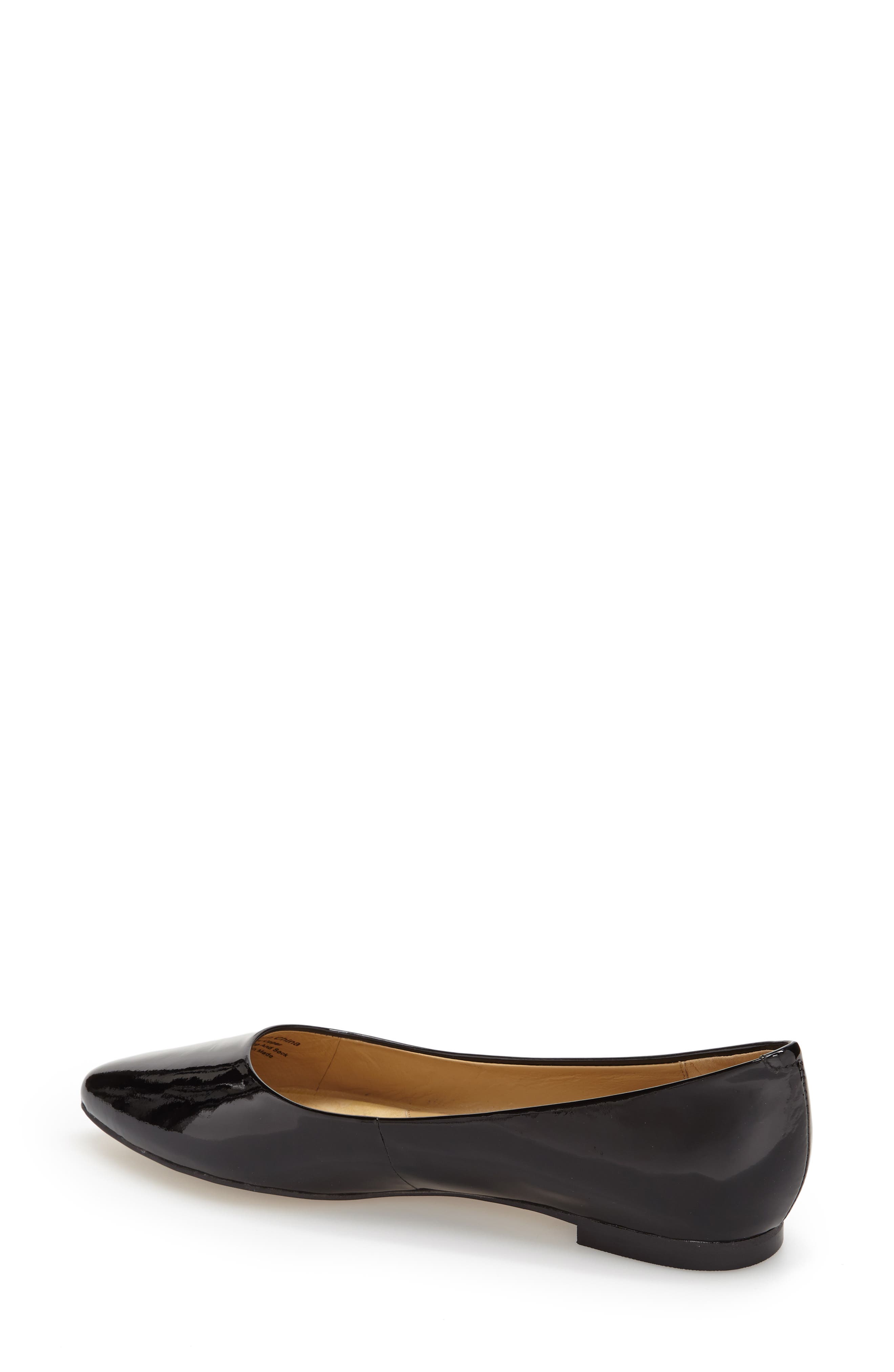 Trotters Estee Ballet Flat, Alternate, color, Black Patent
