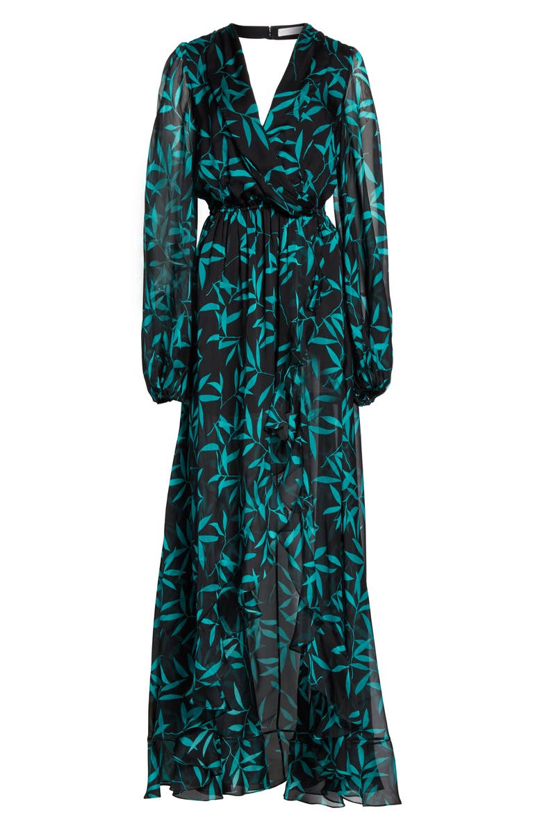 CAROLINE CONSTAS Olivia Silk Gown, Alternate, color,