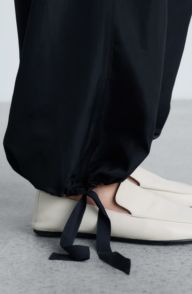 MANGO Drawstring Hem Cargo Pants, Alternate, color, Dark Navy