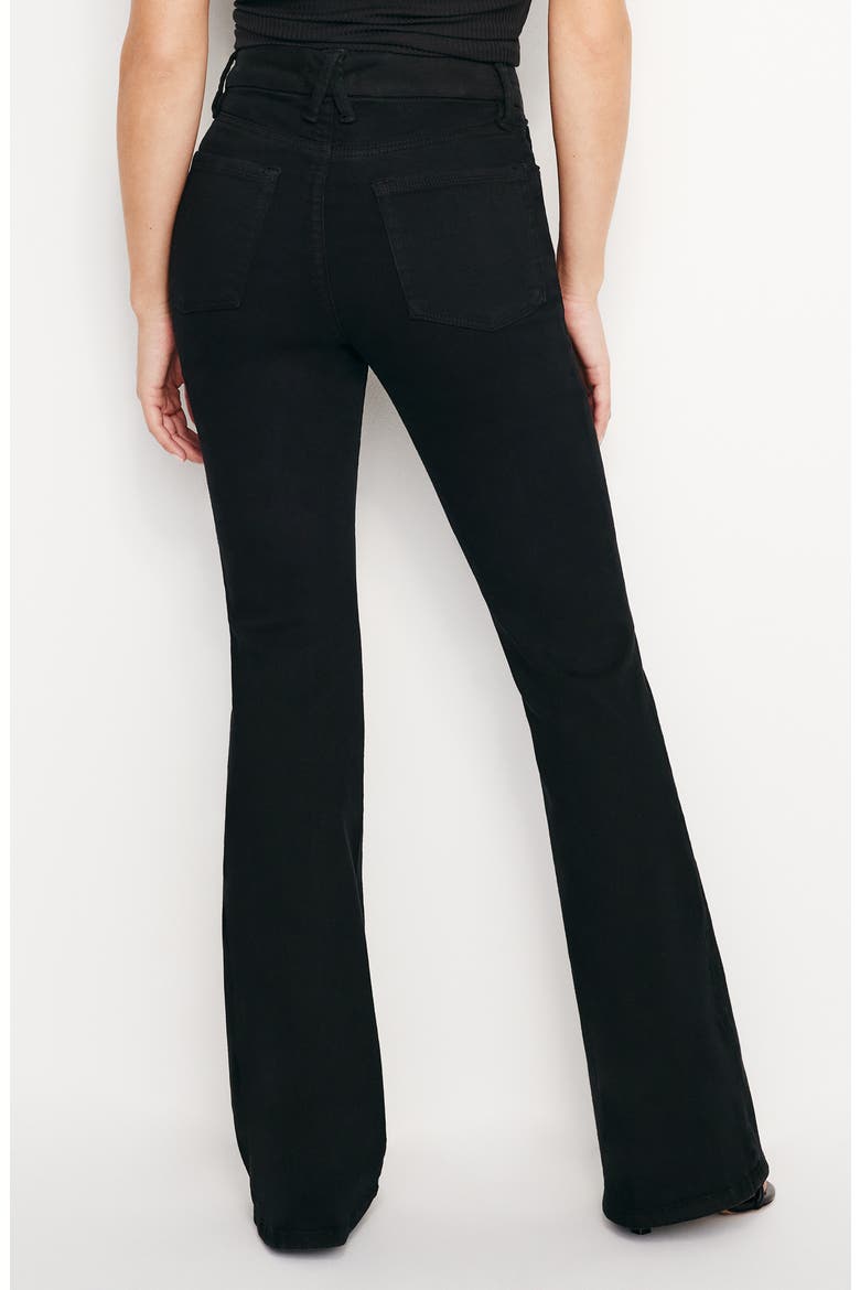 Never Fades Good Flare Jeans, Alternate, color, BLACK001