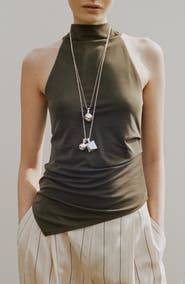 MANGO Asymmetric Ruched Top