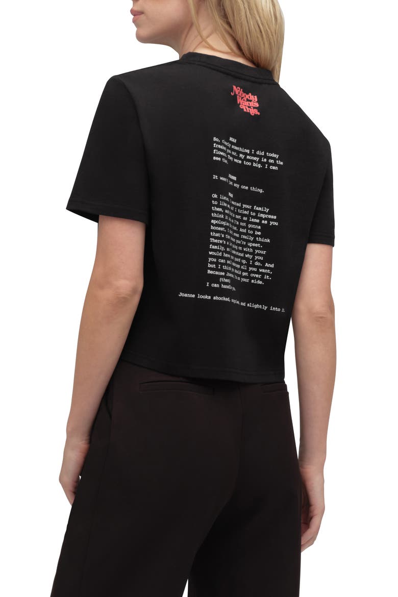 x 'Nobody Wants This' Erin Foster Graphic T-Shirt, Alternate, color, BLACK
