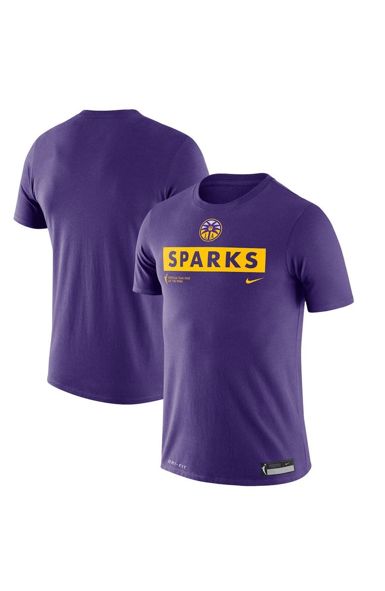 Nike Purple Los Angeles Sparks Practice T-Shirt, Alternate, color, 