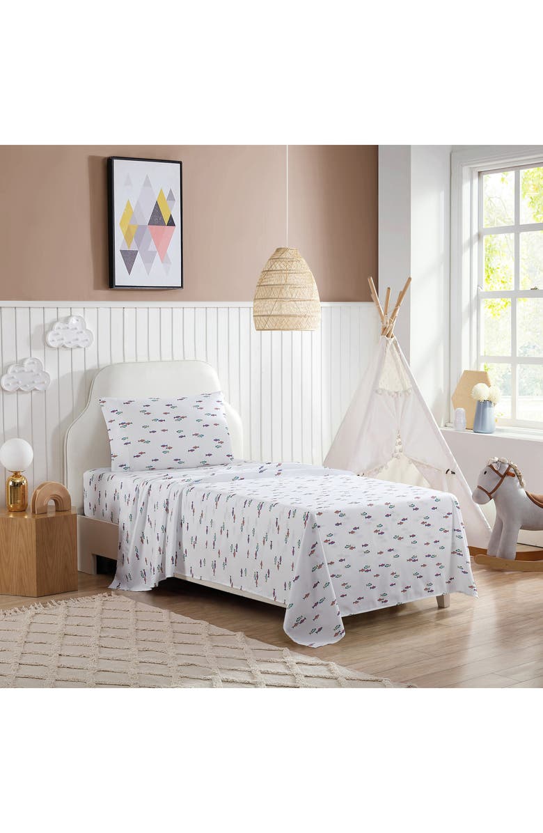 Eddie Bauer Fish Lake Sheet Set, Alternate, color, White