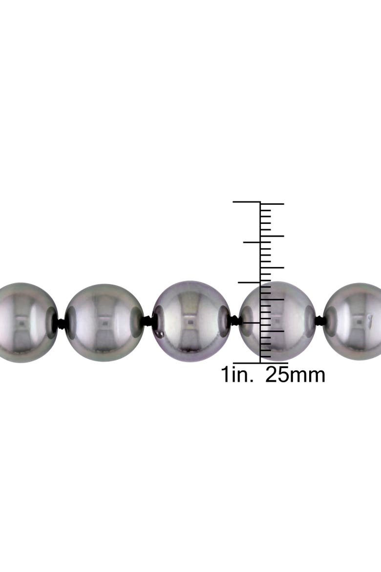 Graduated Tahitian Pearl Strand Necklace 14k, Alternate, color, Tahitian Pearl