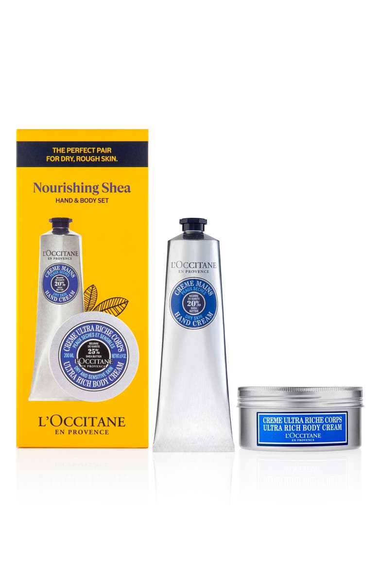 L'Occitane Shea Hand & Body Cream Set $73 Value, Main, color,