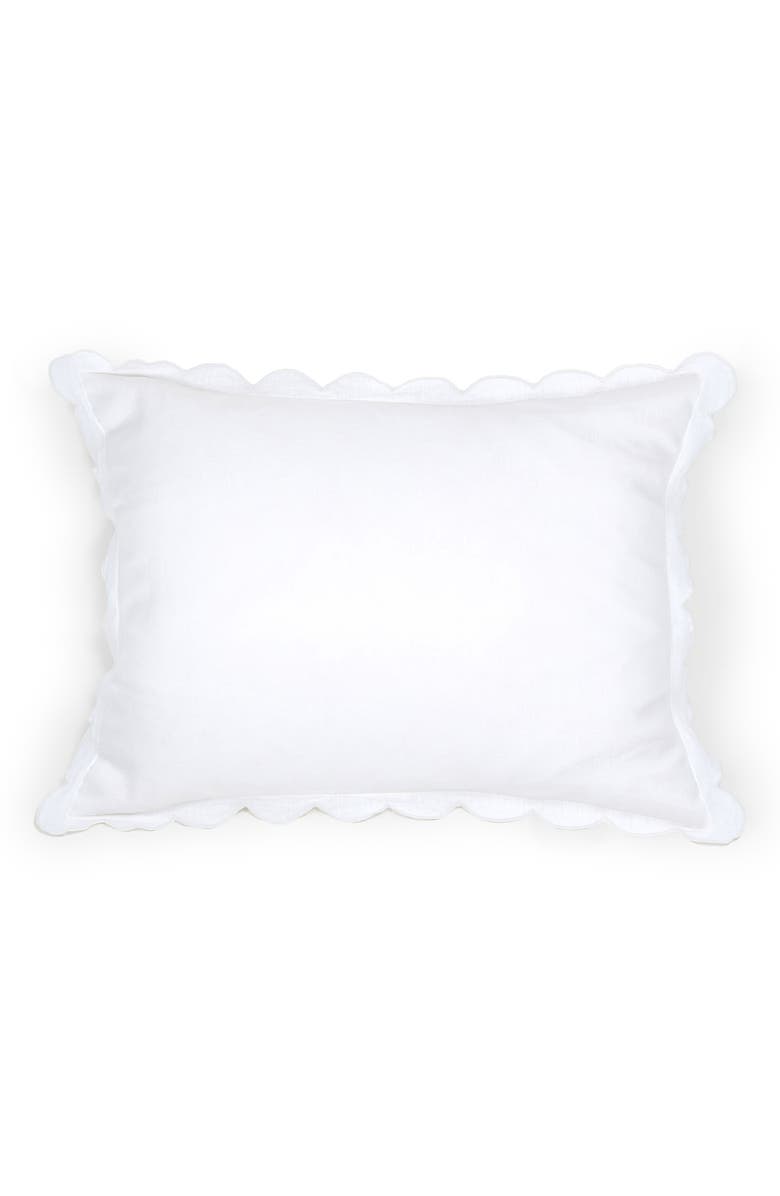 Pom Pom at Home Kelly Linen Sham, Main, color, White