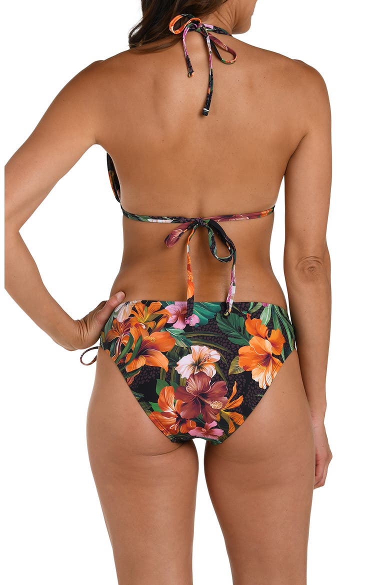 Tropical Hideaway Adjustable Loop Bikini Bottoms, Alternate, color, BROWN MULTI