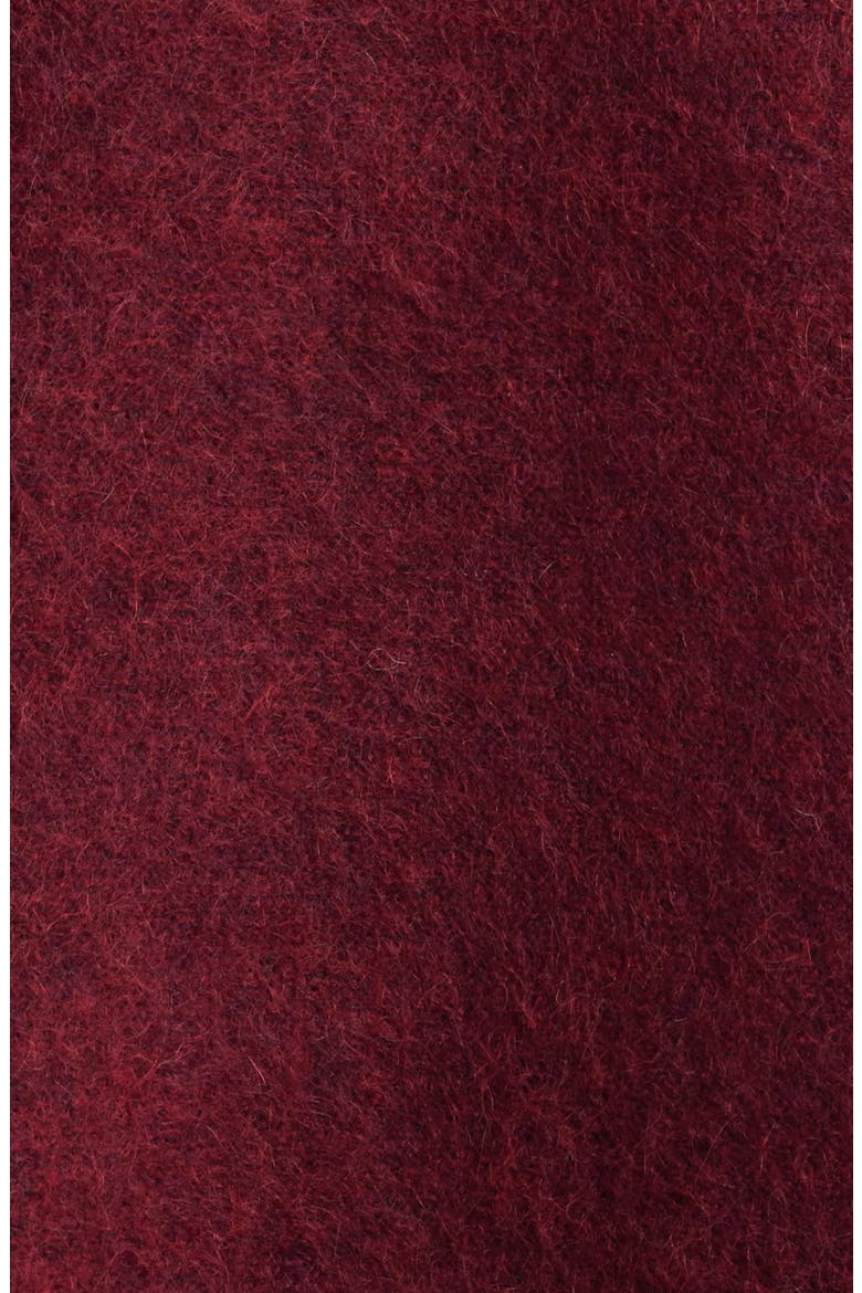 Sanriku Mohair & Wool Blend Sweater, Alternate, color, BORDEAUX