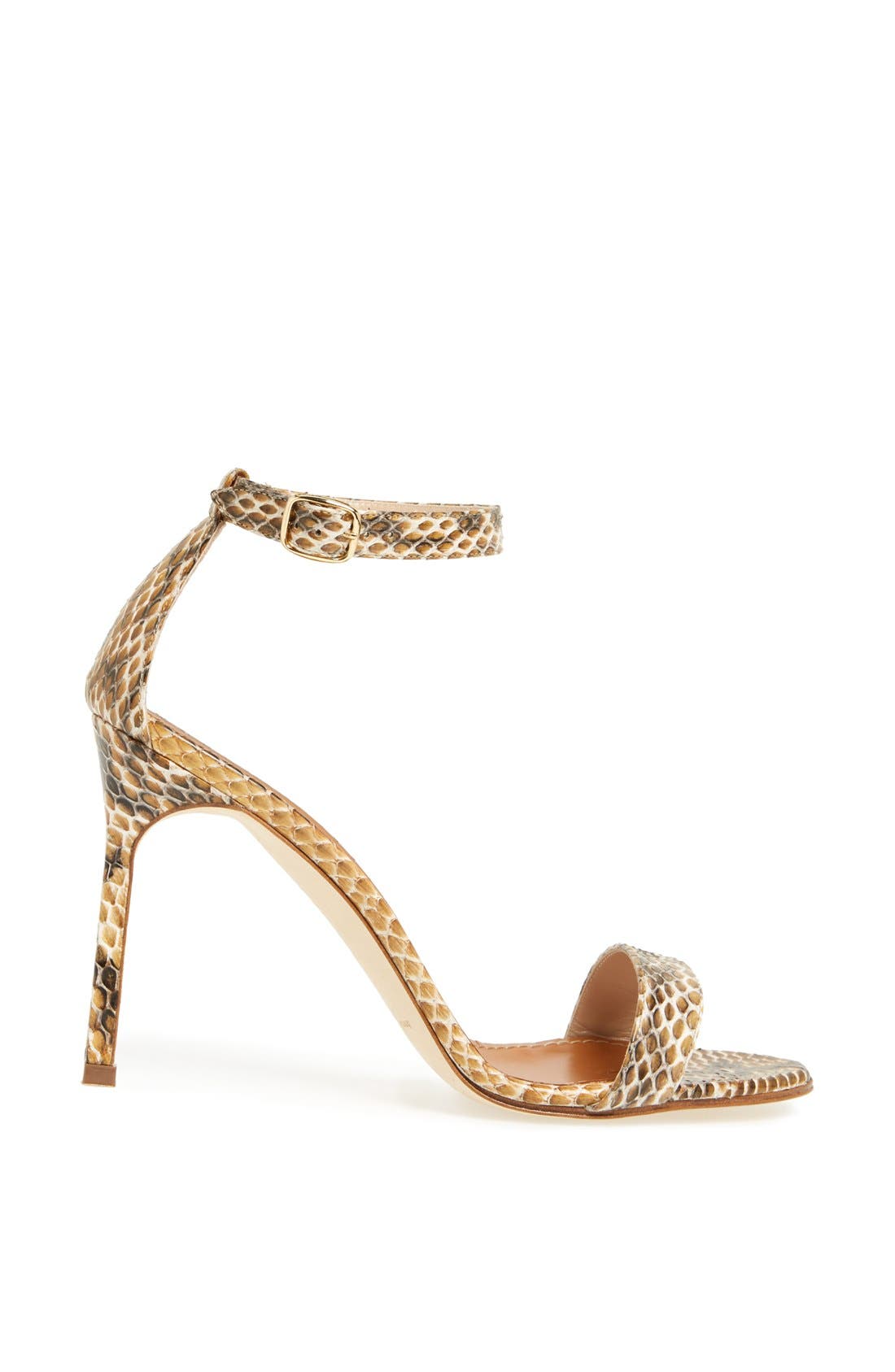 'Chaos' Cuff Genuine Snakeskin Sandal, Alternate, color, MULTI SERPENTE