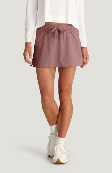 Driftlight Drawstring Miniskirt
