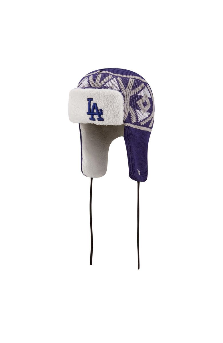 New Era Men's New Era Royal Los Angeles Dodgers Knit Trapper Hat, Main, color, 