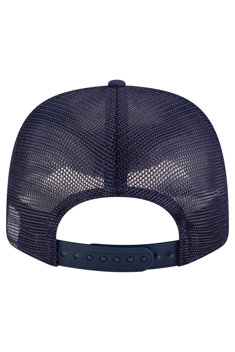 Men's New Era  Navy Nashville SC Labeled 9SEVENTY Trucker Stretch-Snap Adjustable Hat, Alternate, color, Navy