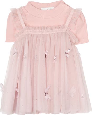 3D Butterfly Mesh Dress main image 1