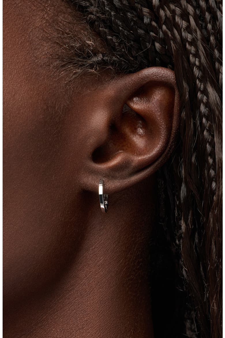 Huggie Hoops - Huggie Hoops Silver, Alternate, color, Silver