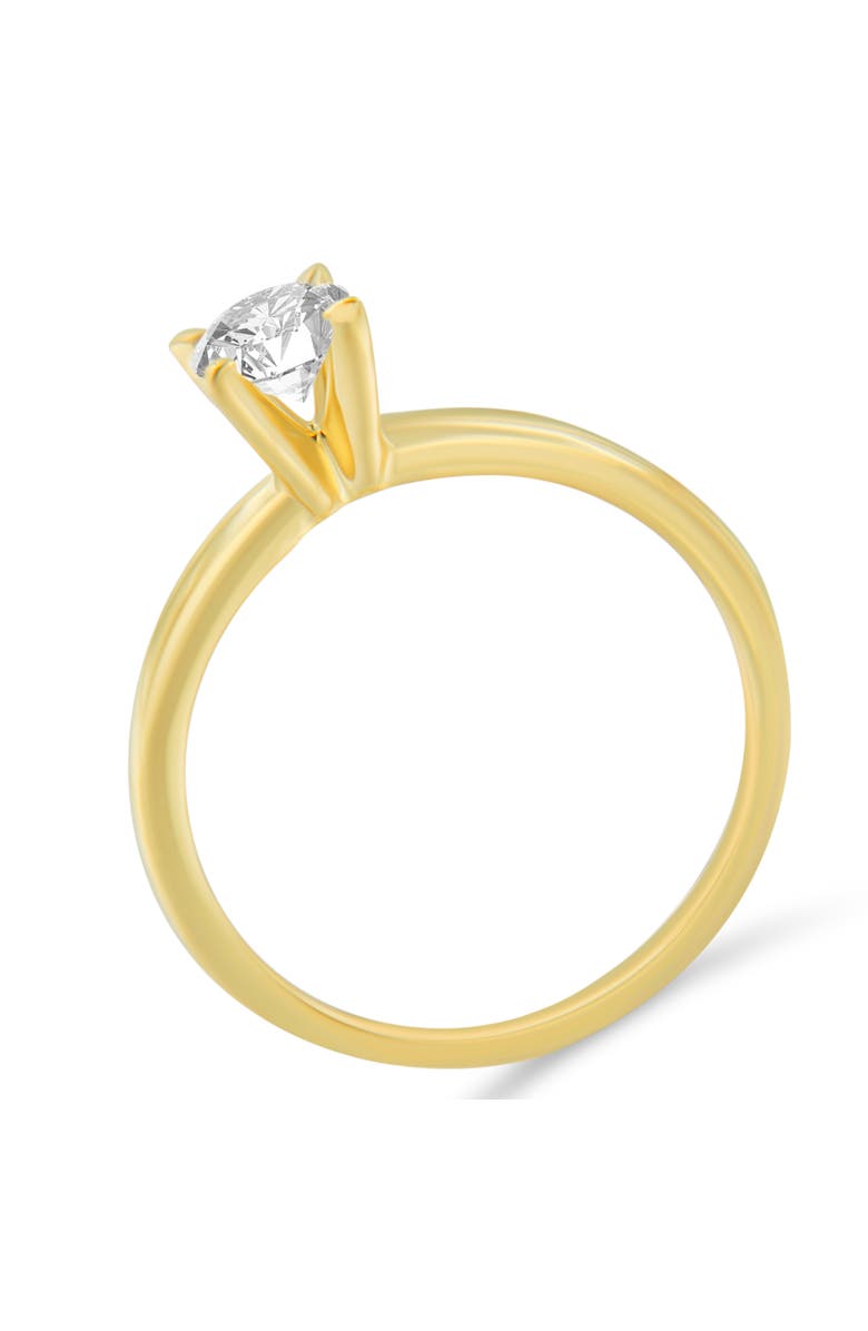 Haus of Brilliance GIA Certified 14k Gold 1/2 Cttw Diamond Solitaire Engagement Ring, Alternate, color, Yellow Gold