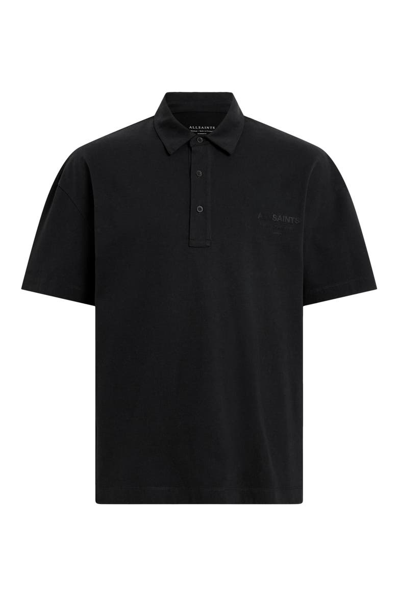 Xander Logo Graphic Polo, Alternate, color, JET BLACK