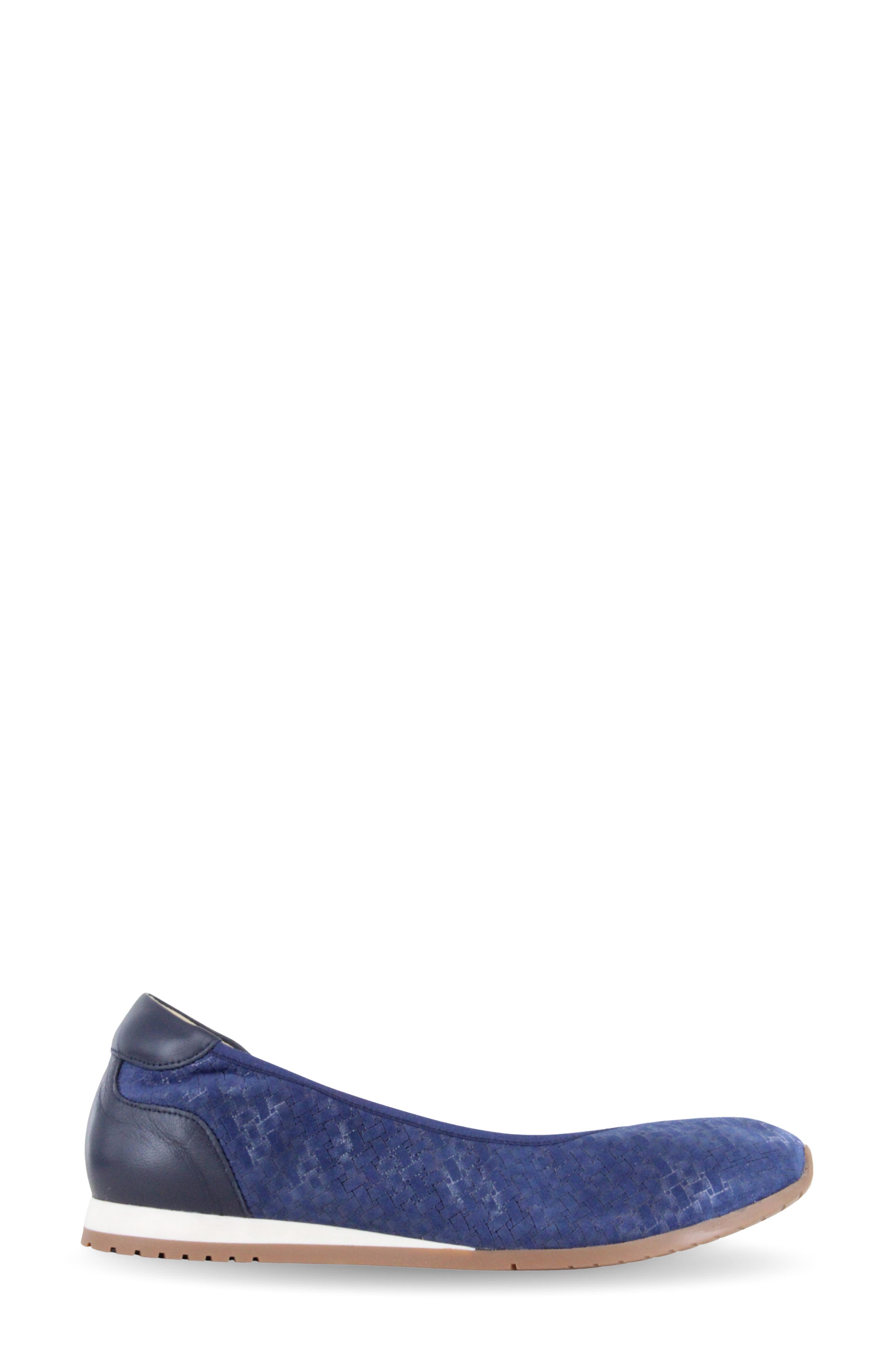 Echo Flat, Alternate, color, SAPPHIRE SUEDE