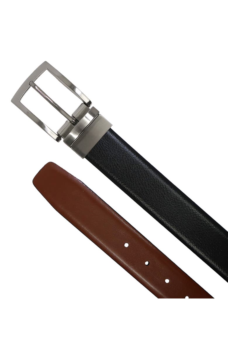 MADE IN ITALY BY BOCONI Reversible Leather Belt, Alternate, color, Black/ Cognac Reversible