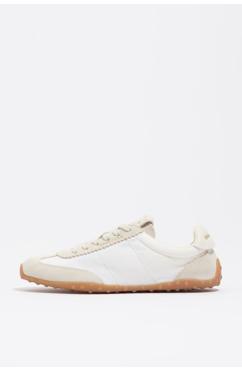 Bimba y Lola Suede Nylon 13 29 Sneaker, Main, color, Off White