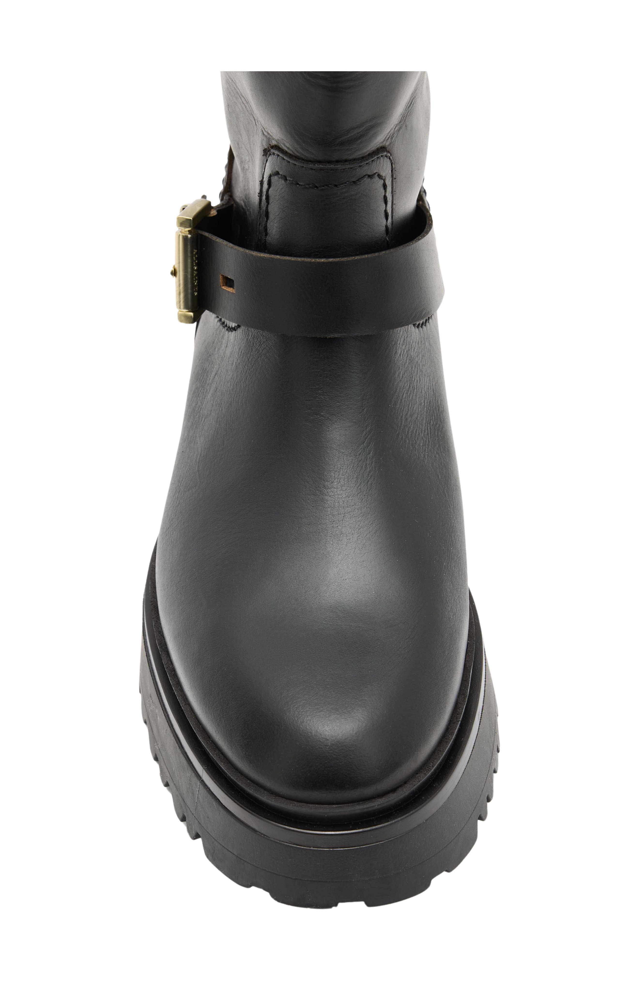 AllSaints Marisa Biker Boot, Alternate, color, 