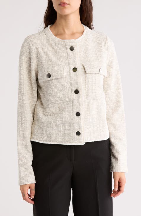 Bouclé Crop Jacket