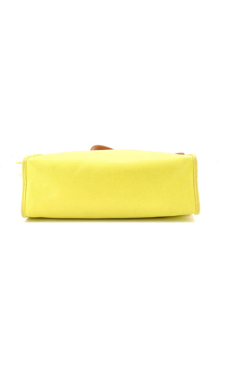 Pre-Owned Hermes Herbag Zip Berline Vache Canvas and Leather 31, Alternate, color, Jaune Citron