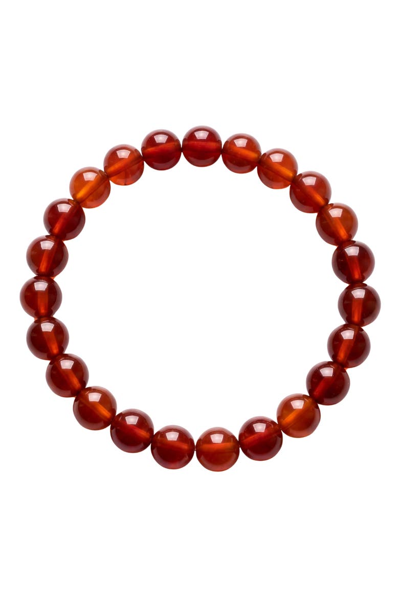 Manifest Confidence Red Crystal Beaded Bracelet, Alternate, color, Red