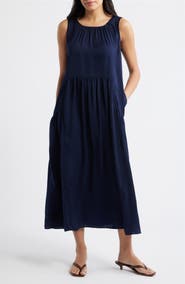 CITY BLUES Sleeveless Maxi Dress