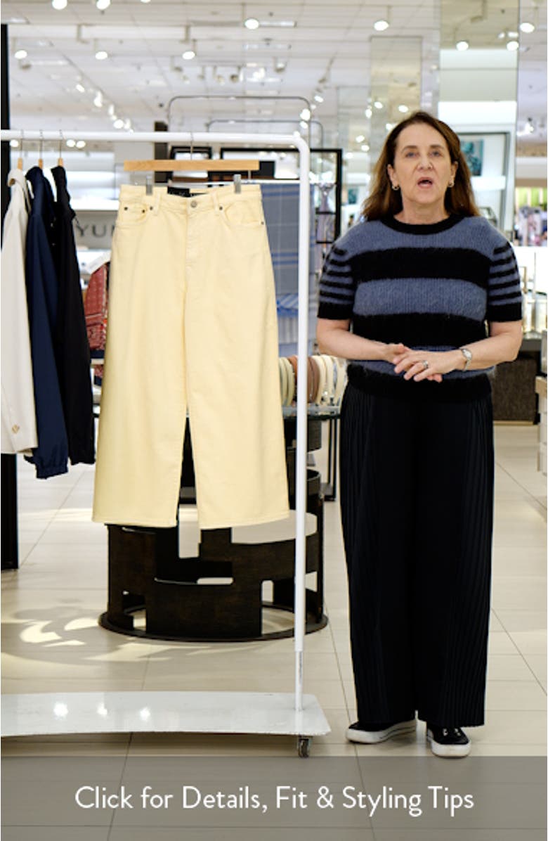 Crop Wide Leg Jeans, sales video thumbnail