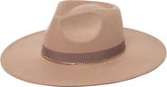 San Diego Hat Chain Trim Fedora Hat