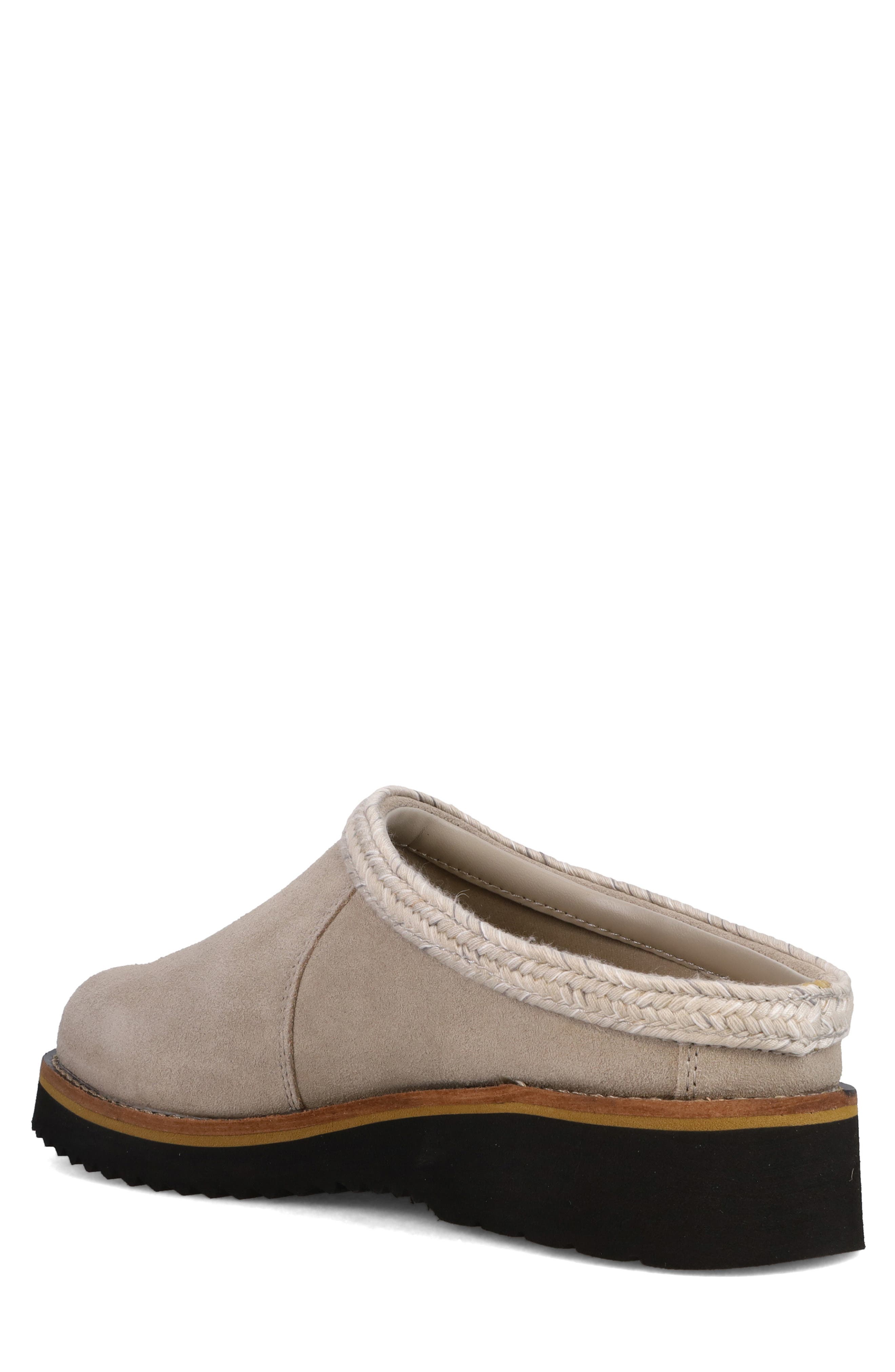 Original Suede Clog, Alternate, color, STONE