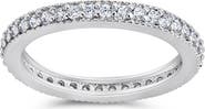 Sterling Forever Thin Cubic Zirconia Band Ring