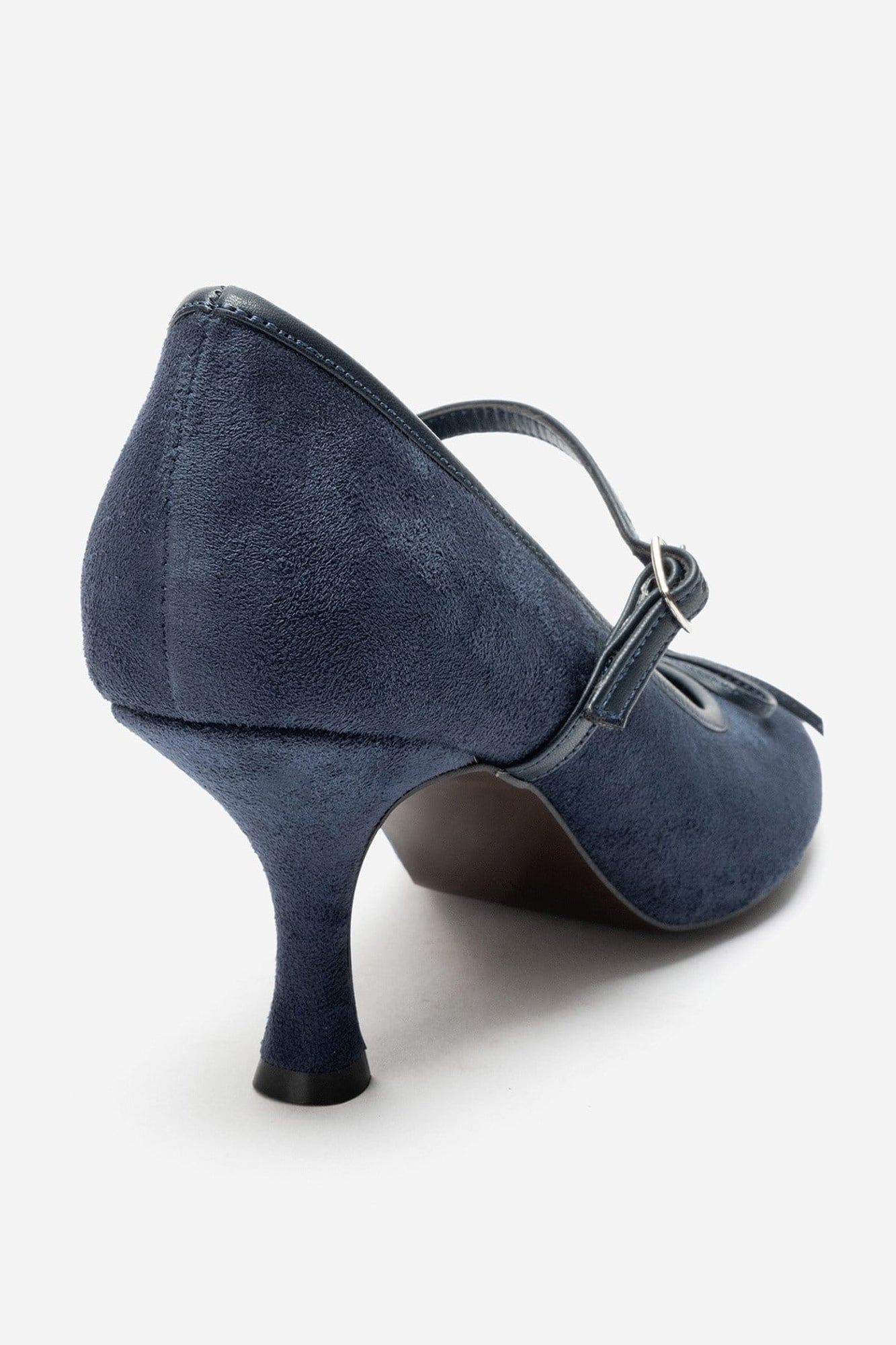 Acland Bow Stiletto Pump, Alternate, color, Navy Suede