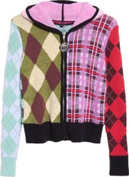 Chopova Lowena Farrago Zip-Up Cardigan