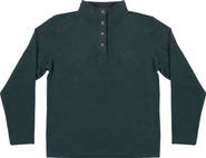 BURNSIDE Jacquard Henley Sweatshirt