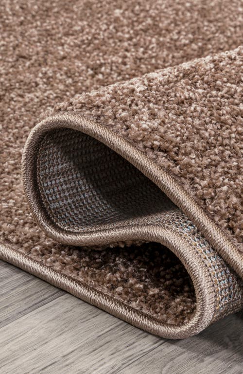 Jonathan Y Haze Solid Low-pile Area Rug In Brown