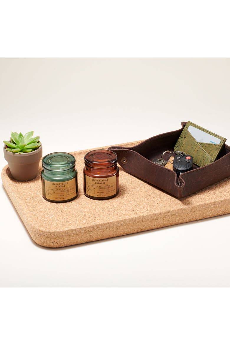 Modern Home Cork Tray, Alternate, color, Tan