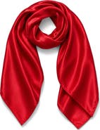 SILKSILKY Pure Silk Classic Elegant Square Scarf