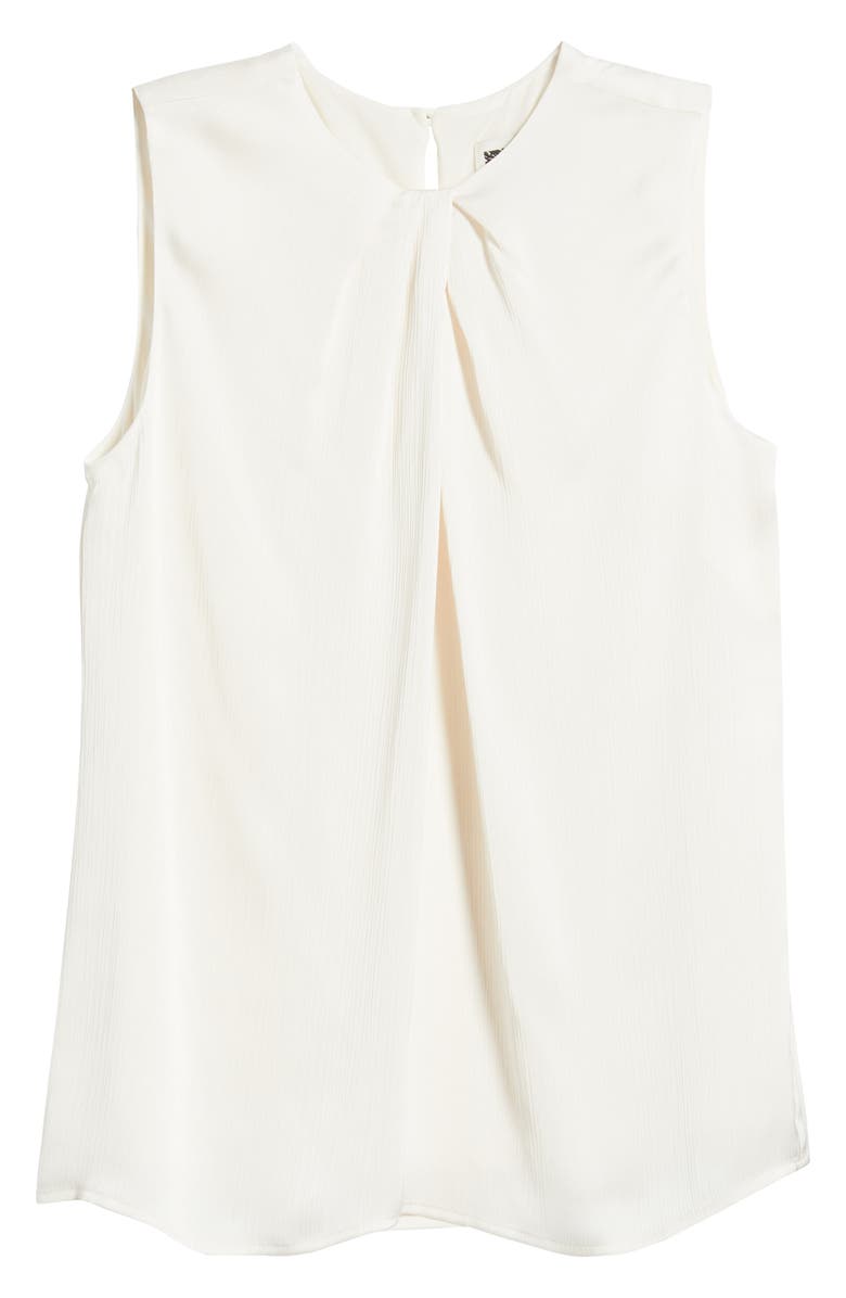 Anne Klein Pleat Neck Top, Alternate, color, 