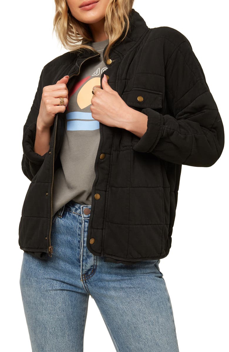 O'Neill Mable Knit Quilted Jacket, Alternate, color, 