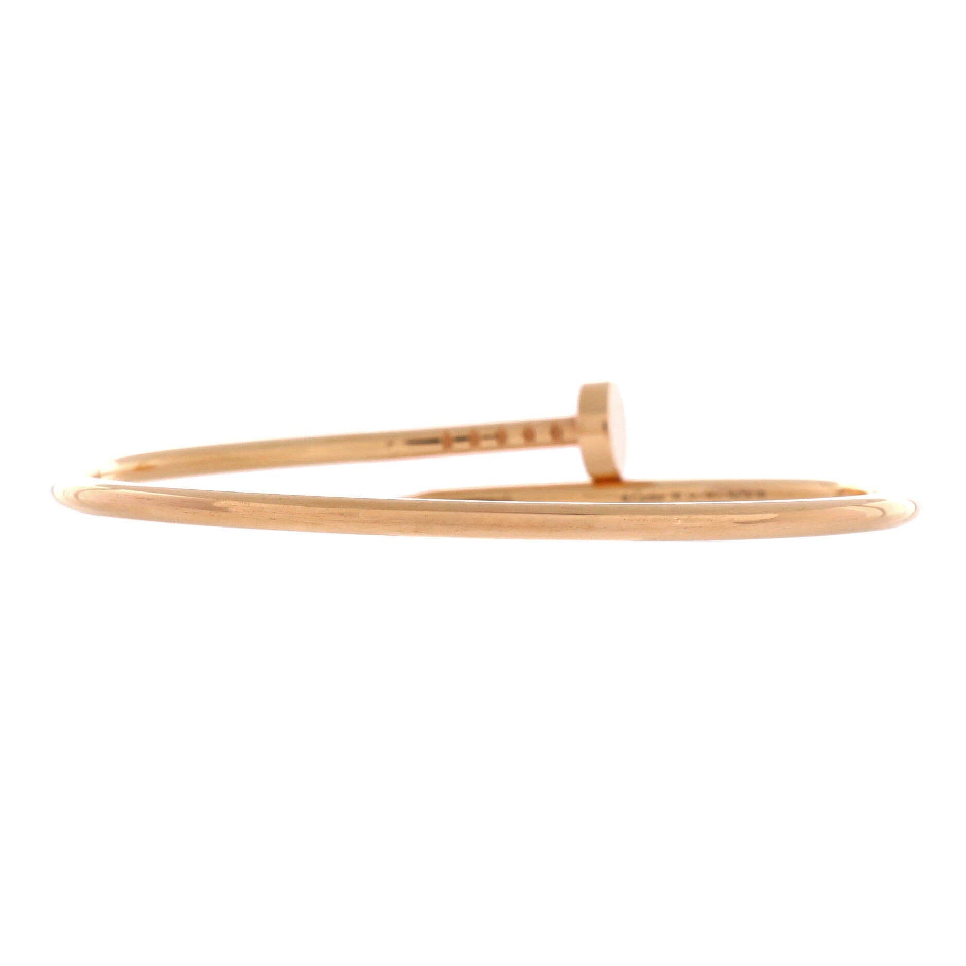 Juste un Clou Bracelet 18K Rose Gold Small, Alternate, color, Metallic Gold