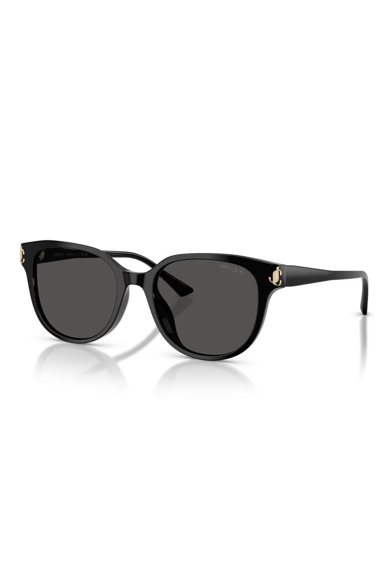 55mm Gradient Phantos Sunglasses, Alternate, color, BLACK / DARK GREY