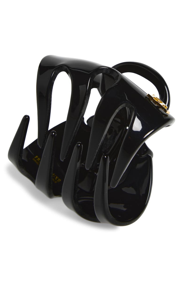 L. Erickson Signature Small Octo Clip, Main, color, Black