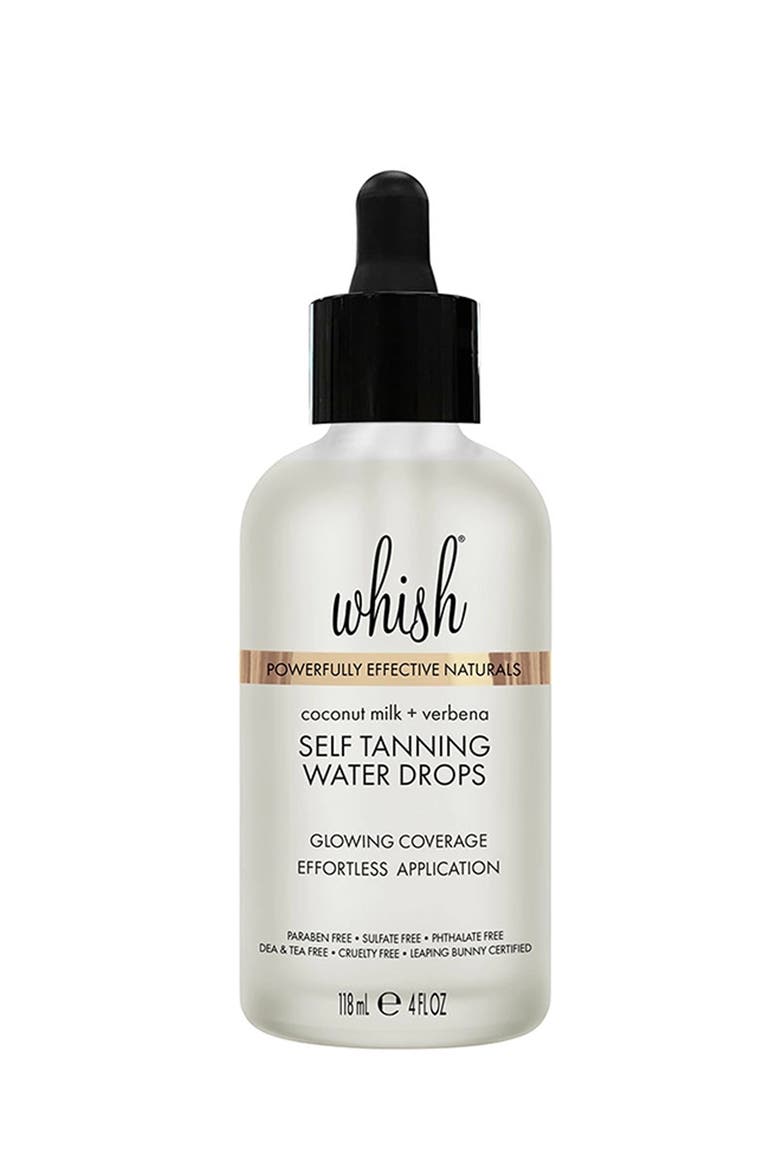Tanning Water Drops, Main, color, Coconut Milk + Verbena