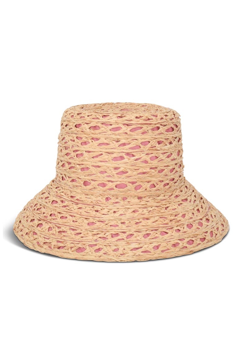 Ida Packable Bucket Hat, Main, color, AMARANTH