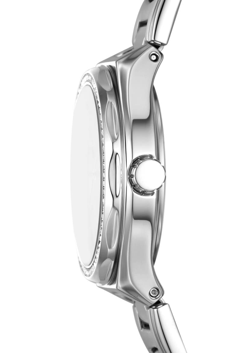 Eevie Bracelet Watch, 36mm, Alternate, color, SILVER